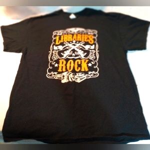 Unisex Tshirt Libraries Rock